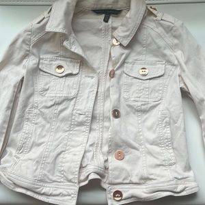 XS Light pink with rose gold buttons jacket from White House Black Market